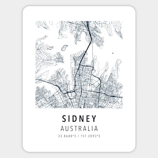 sidney australia simple map Sticker